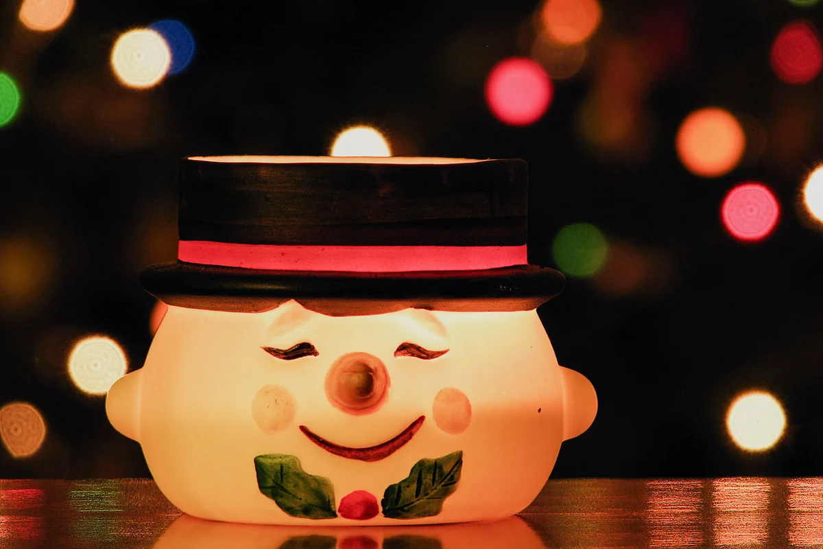 Tea Light Snowman Ornaments