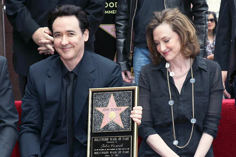 John Cusack and Joan Cusack attend John Cusack being honored with a Star on the Hollywood Walk of Fame
