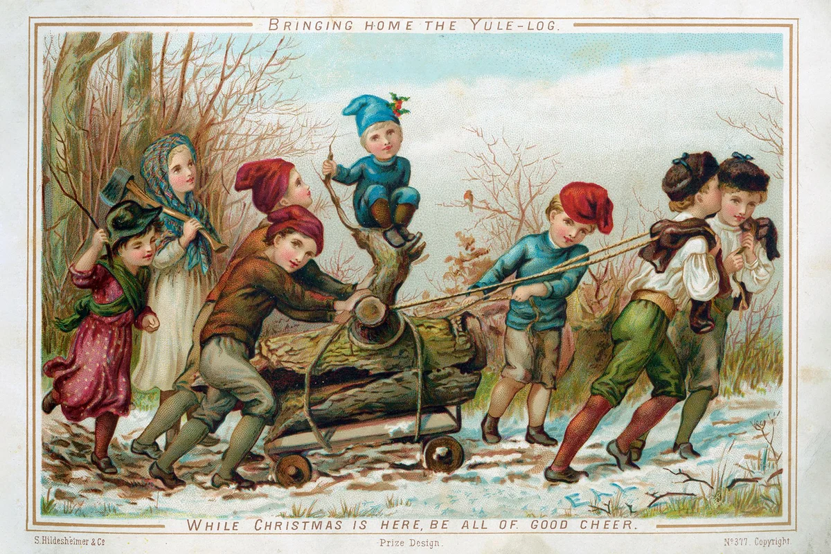 Victorian Christmas Card