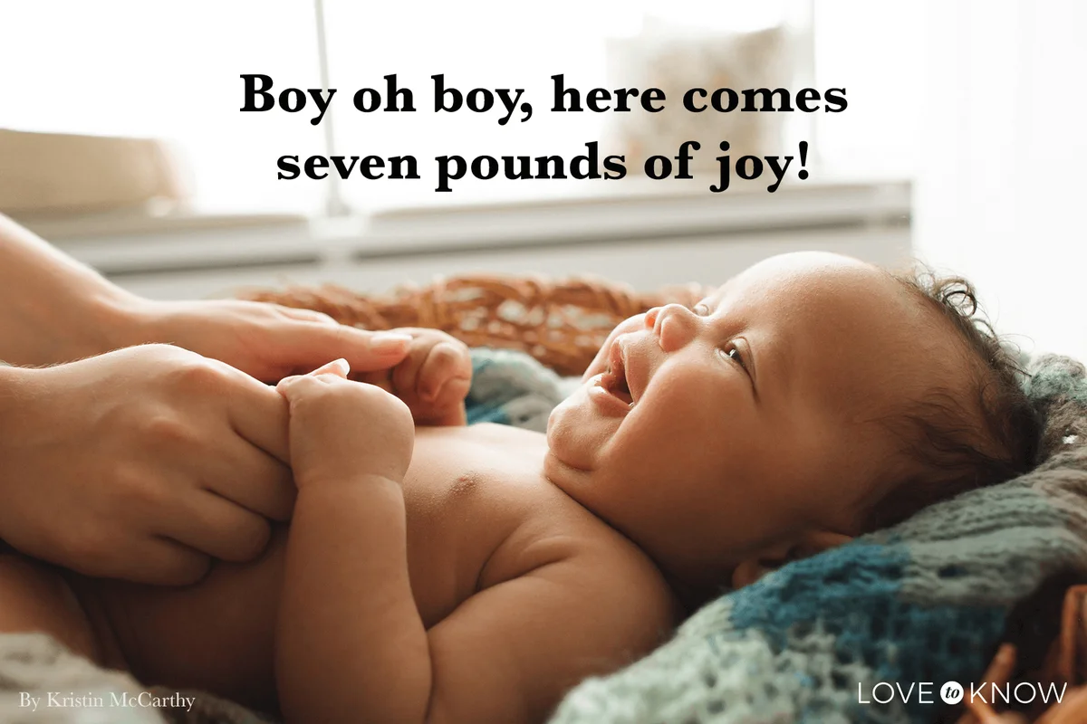 Baby shower sayings for boy