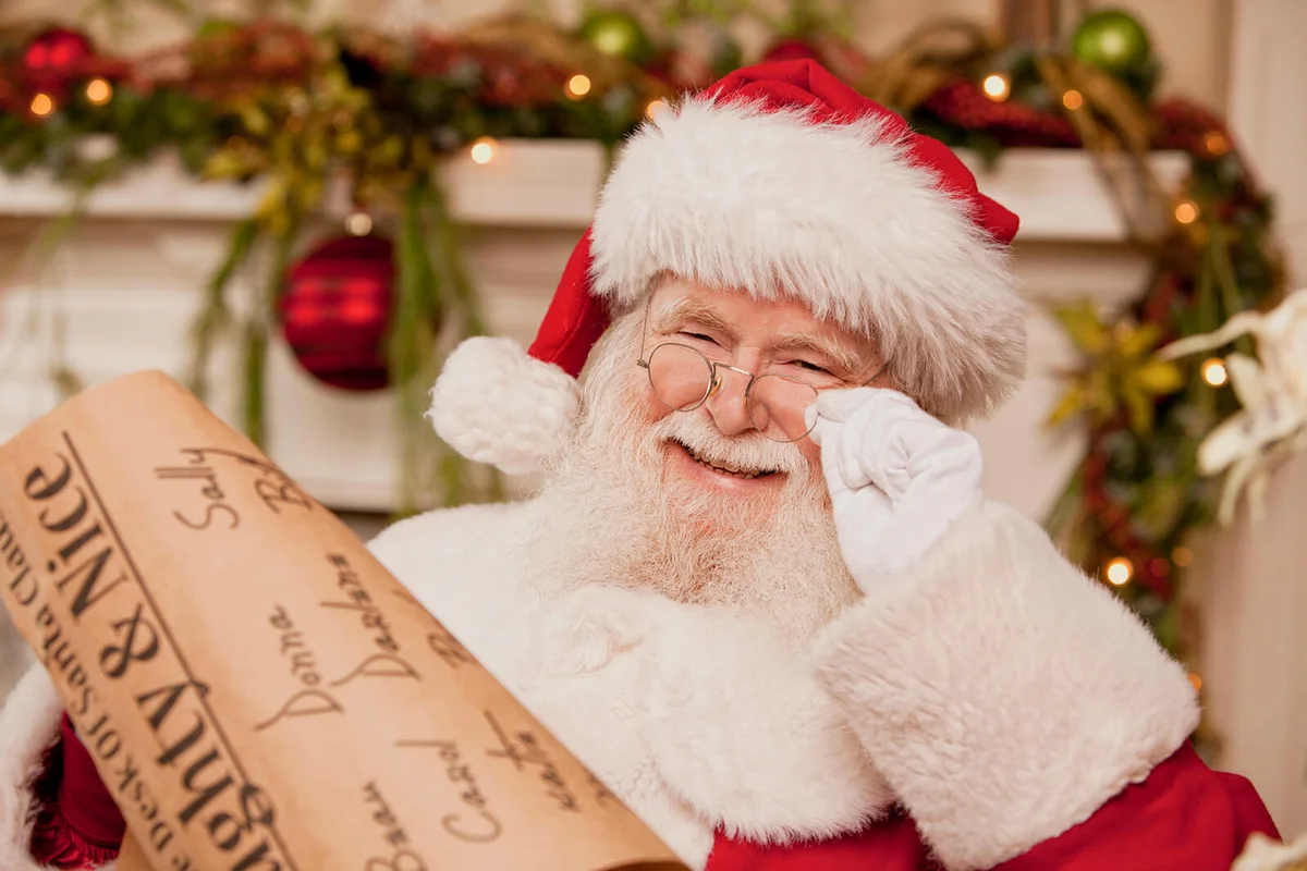 Real Santa Claus's List He's Checking Twice