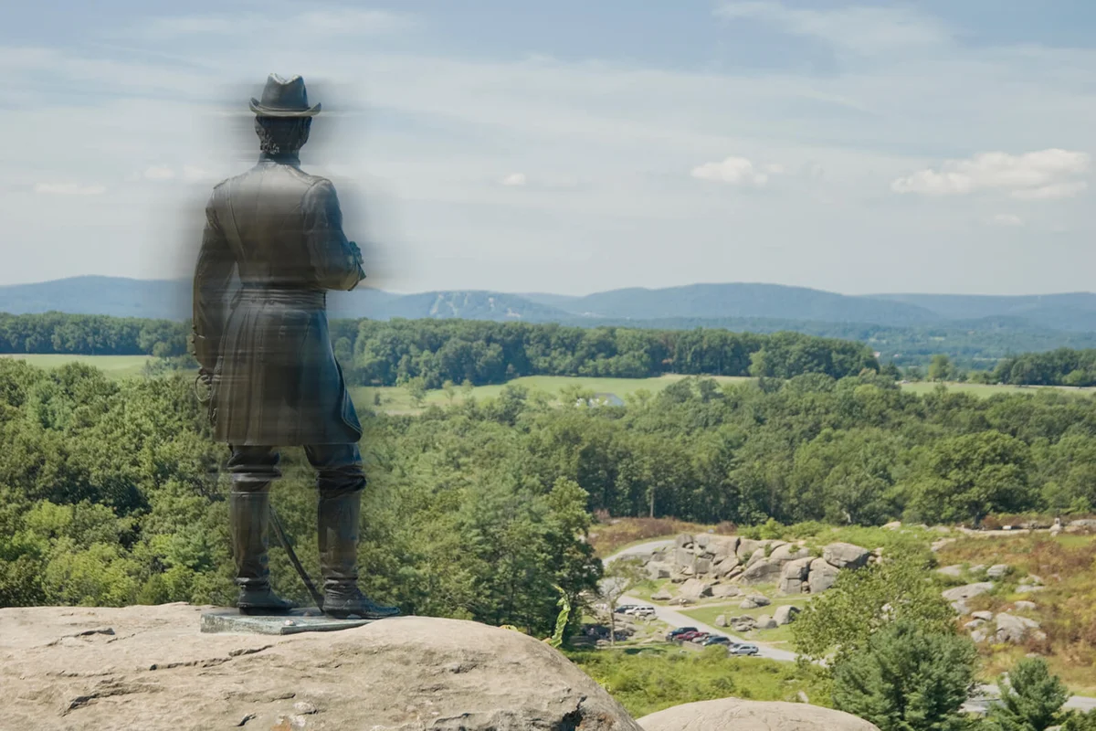 Devils Den From Little Round Top, Gettysburg Battlefield Overlook