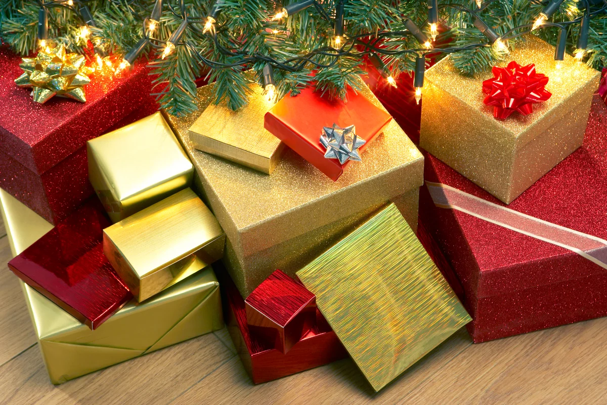 Christmas Presents Under Tree