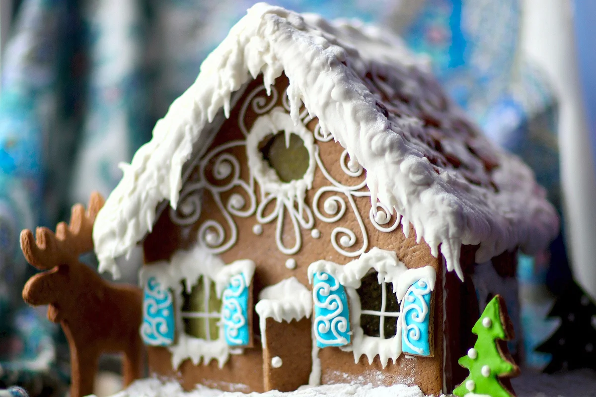 Gingerbread House At Home