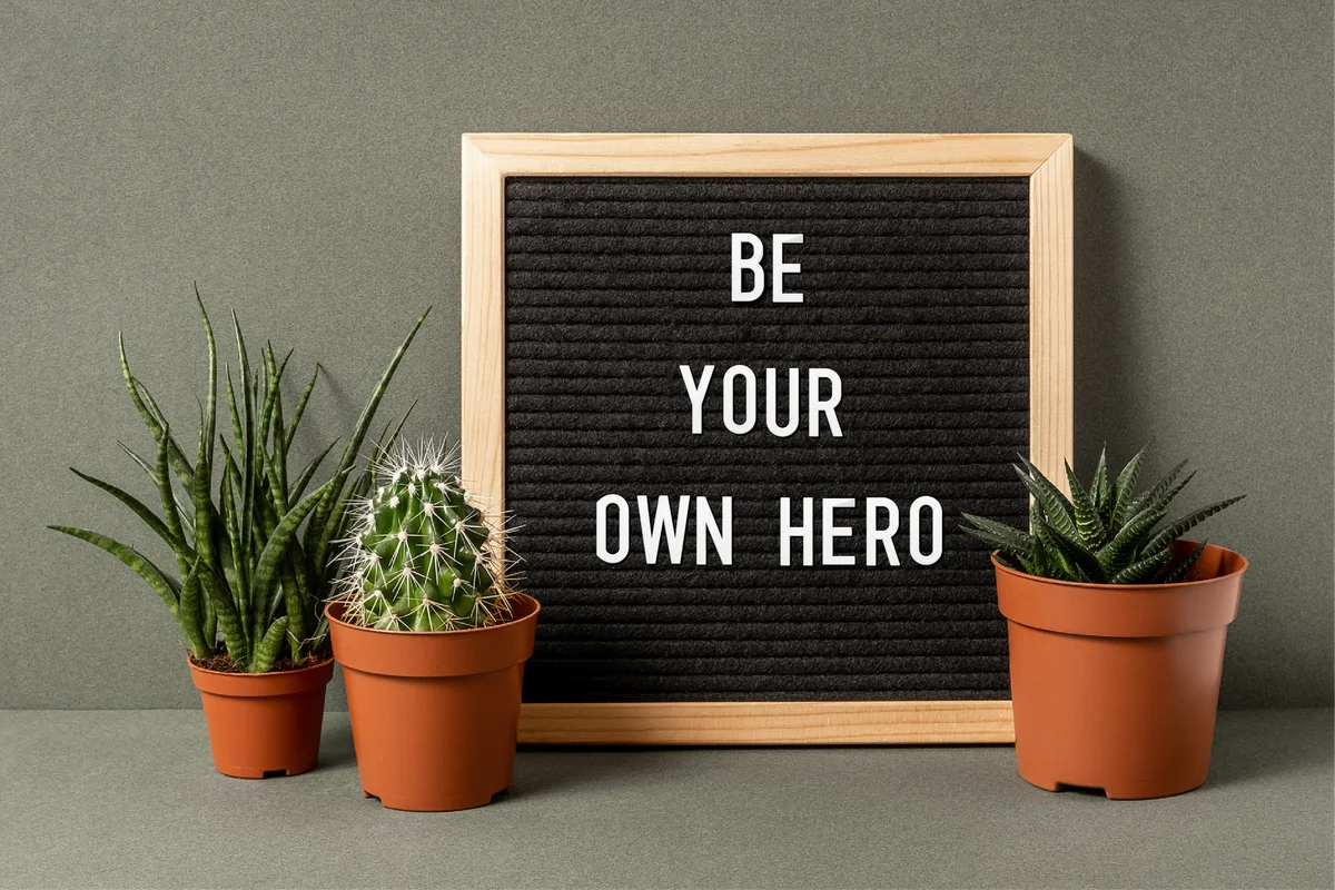 Letter board for your motivational quote