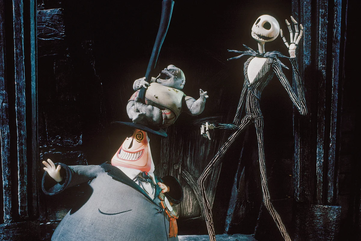 On the set of The Nightmare Before Christmas | Getty Editorial Use