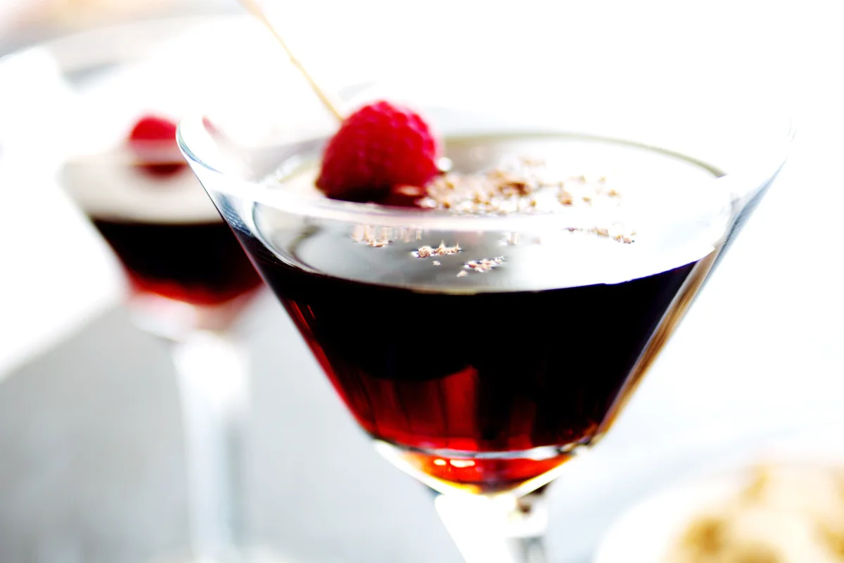 Chocolate raspberry martini