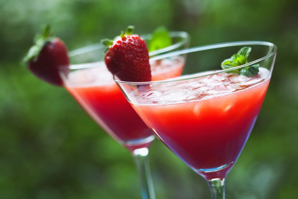 Strawberry cocktail