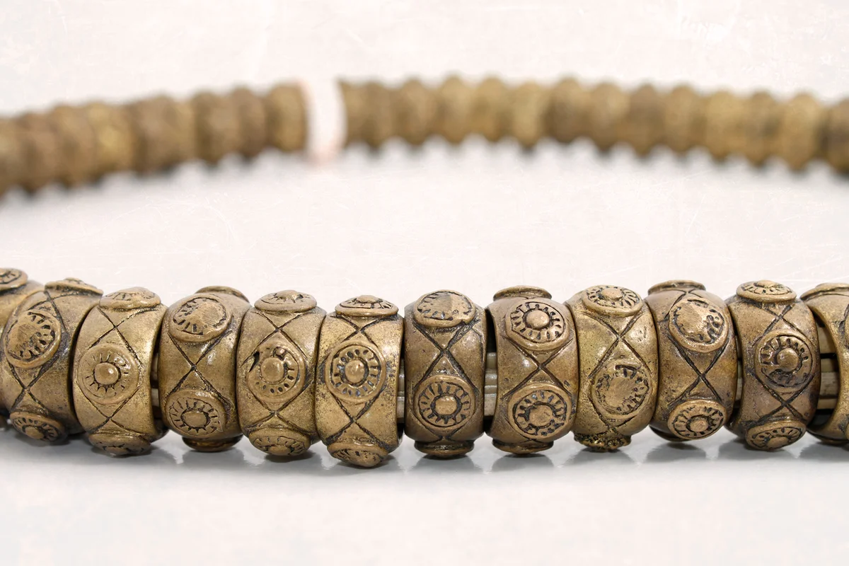 Traditional brass belt of the Kadazan tribe in Sabah