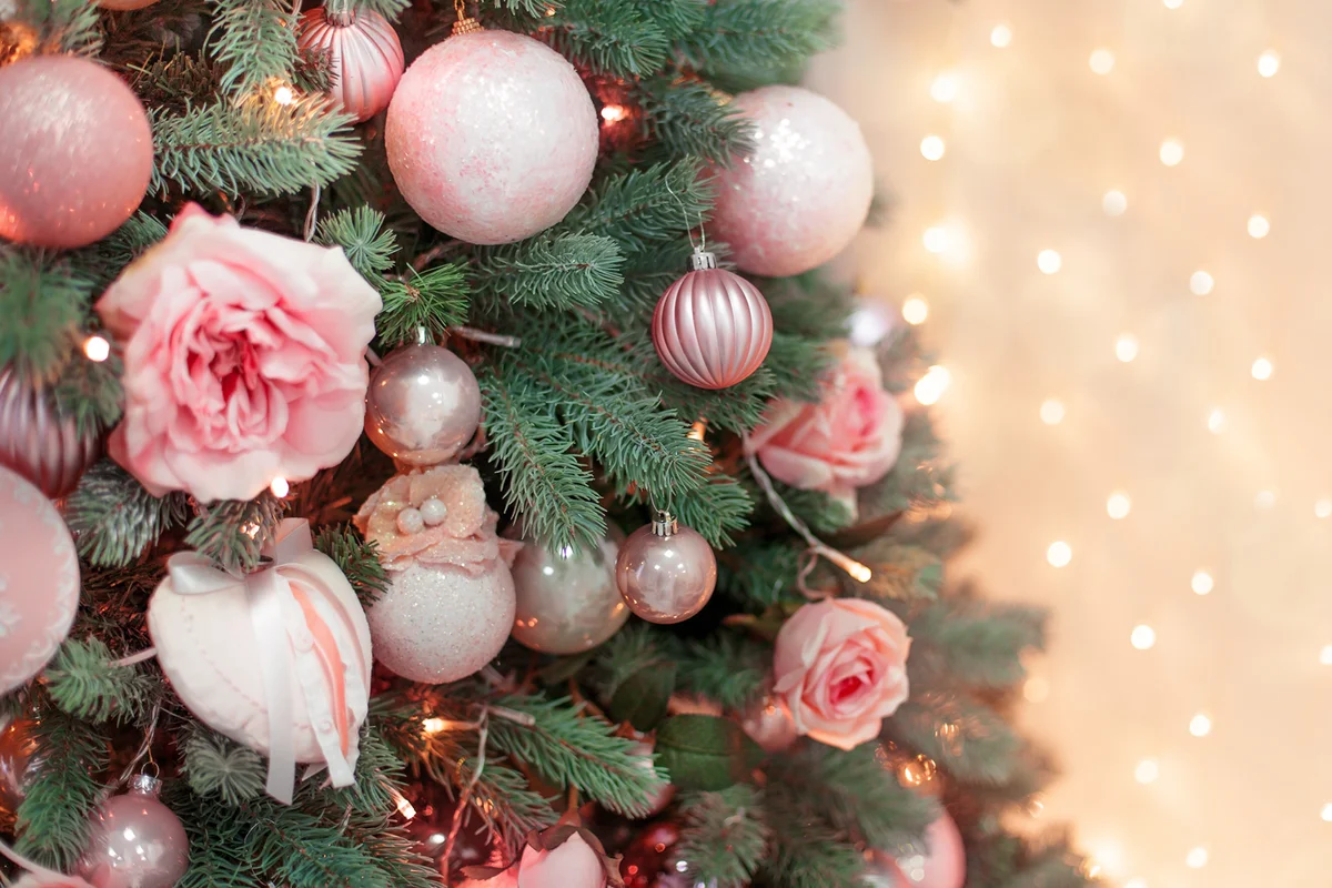 Pink Christmas tree