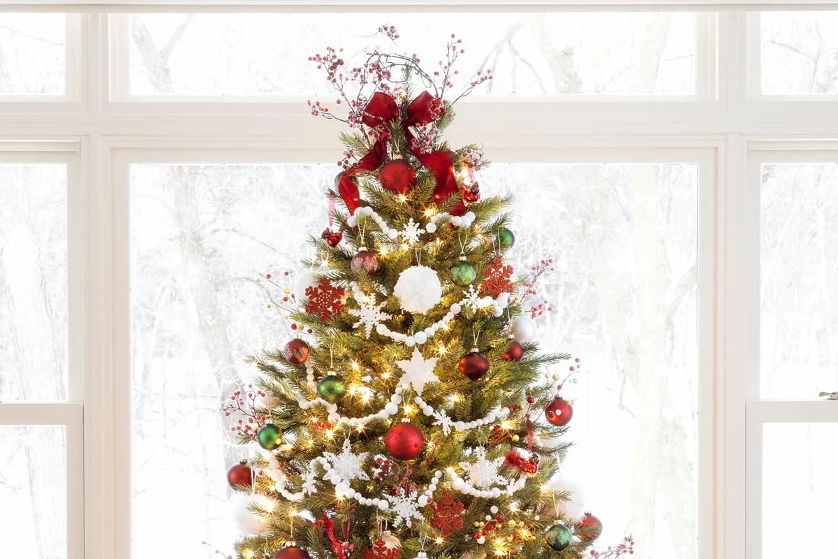 Cranberry Christmas tree