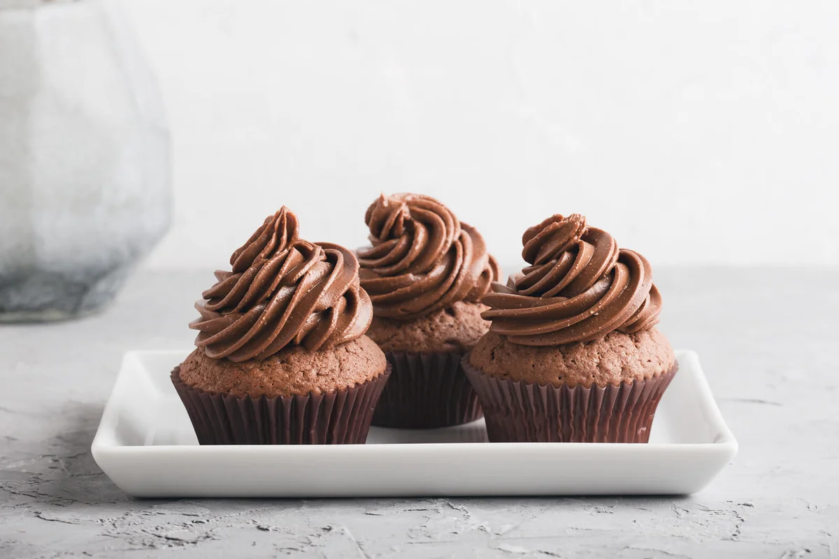 Chocolate caramel cupcakes