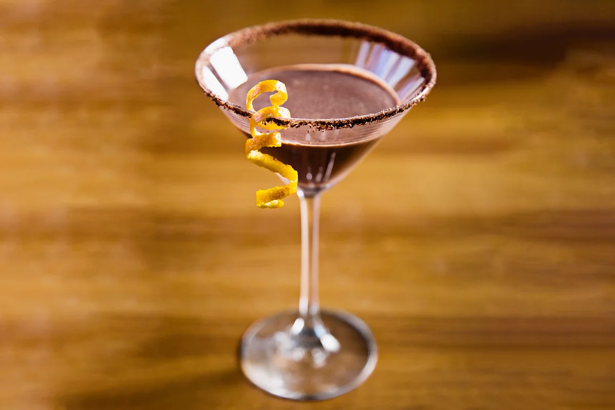 Zesty Chocolate Martini