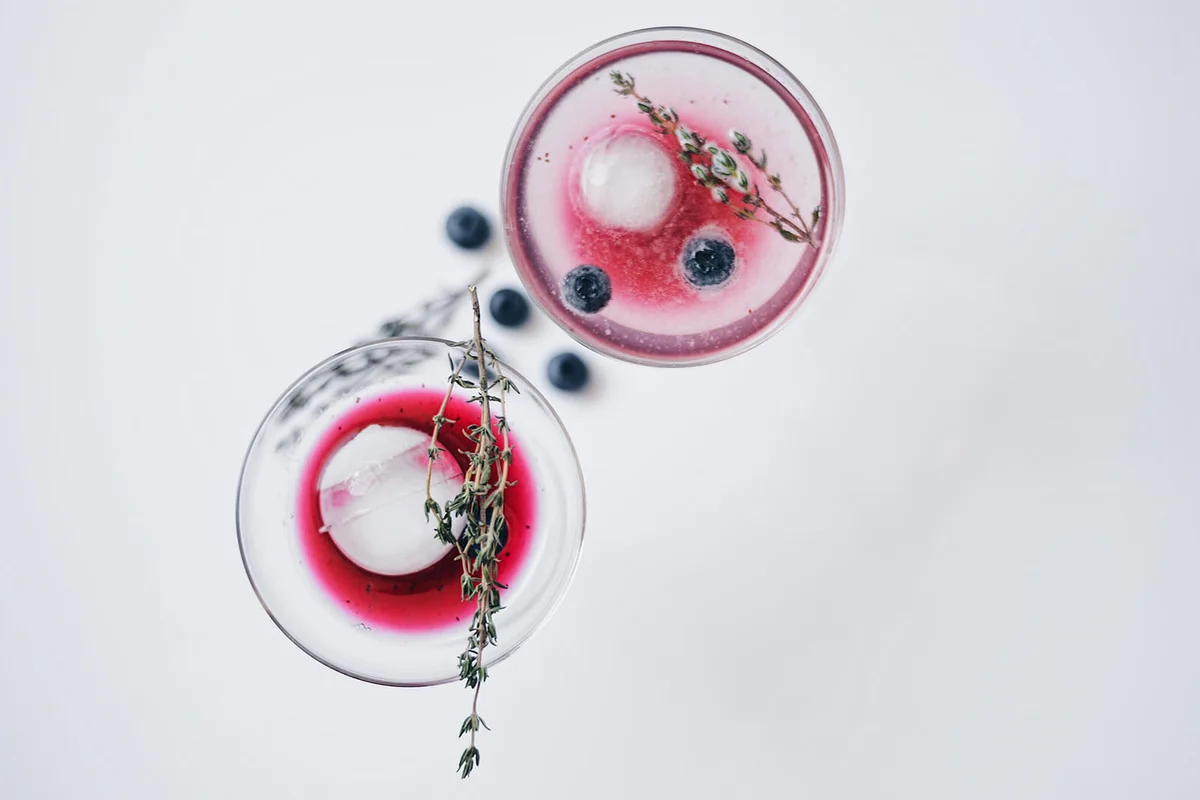 Blueberry Martinis