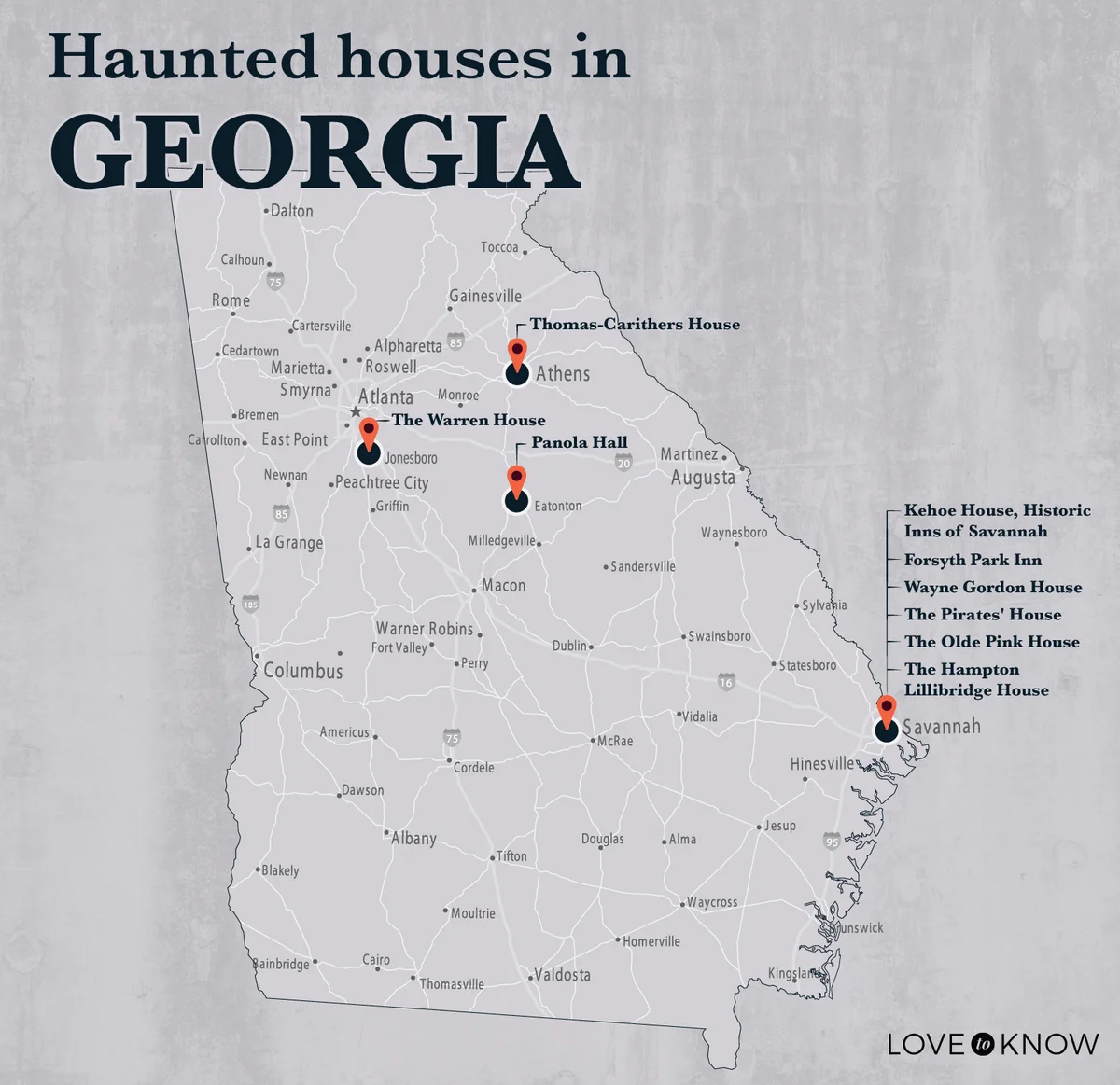 Haunted Places in Georgia