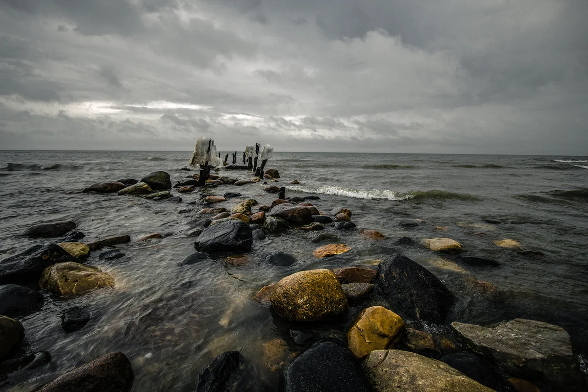 Pier on the coast of Lake Huron in Forester Michigan is the site of a famous Michigan haunting.