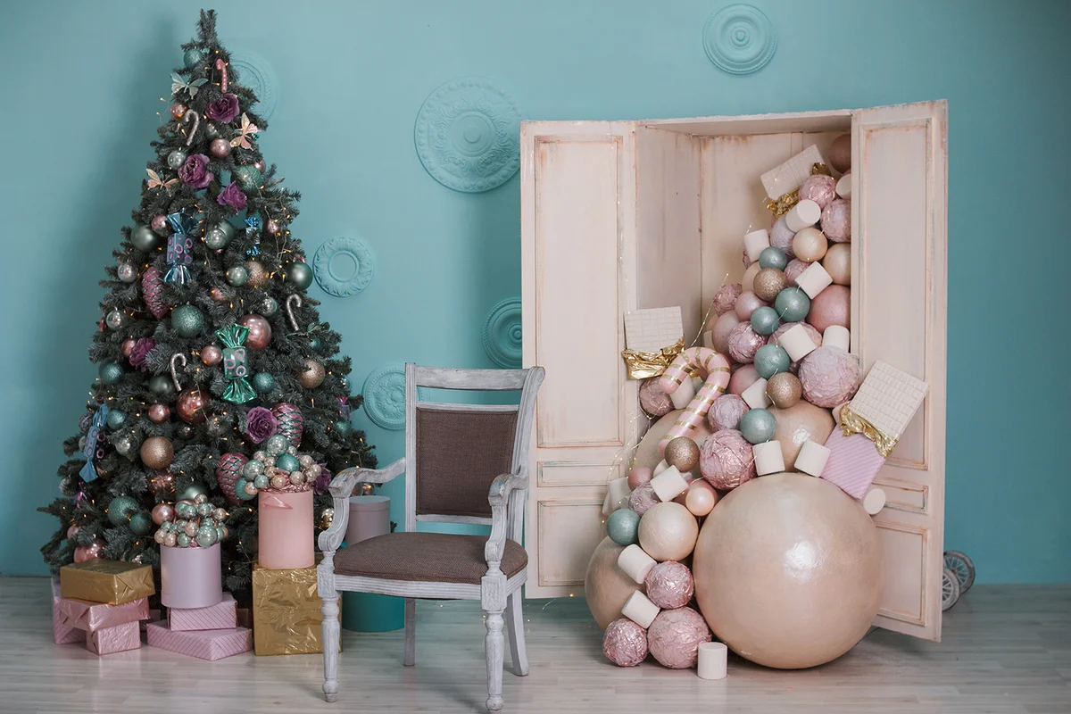Christmas Decoration Interior.