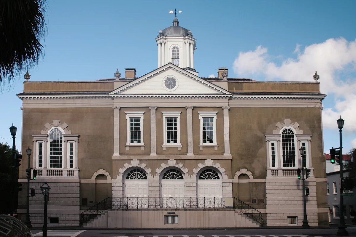 The Historic Old Exchange Building located in Charleston, SC.