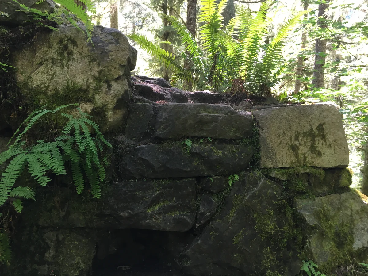 Stone wall at Melmont