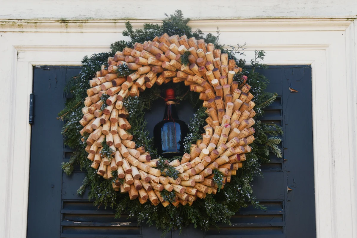 Corks & Wine Bottle Wreath