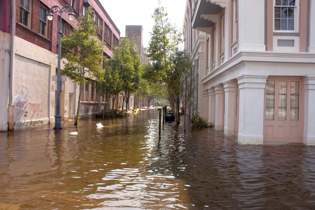 Downtown New orleans post Katrina