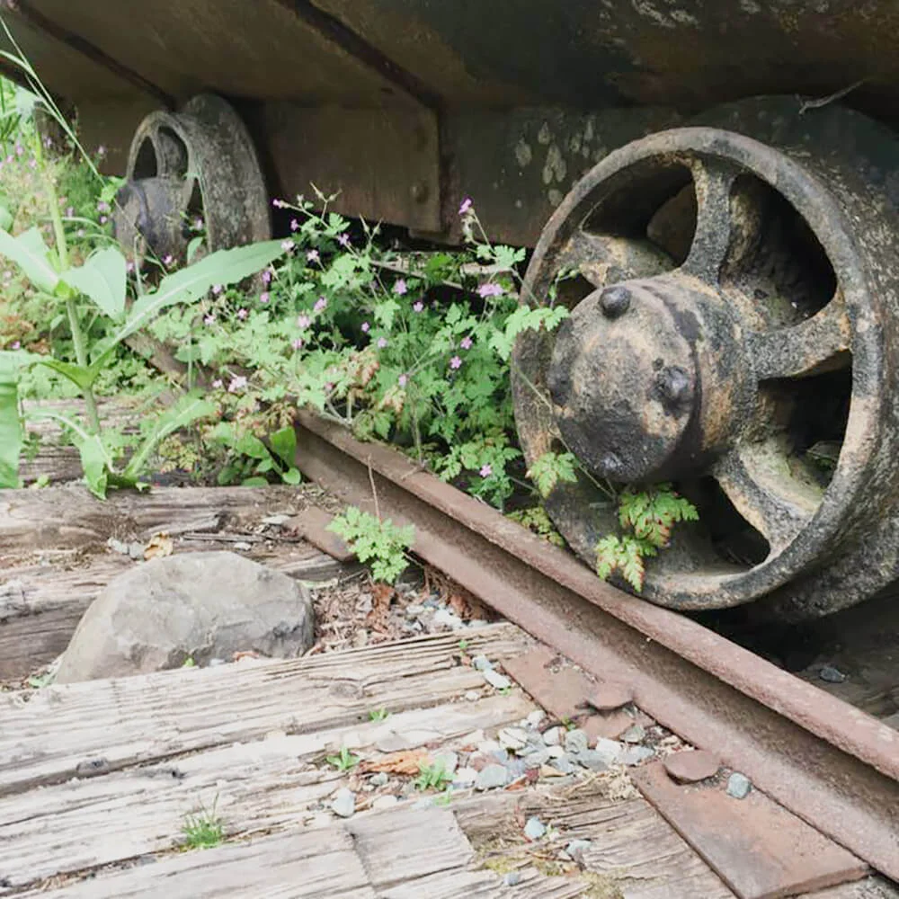 A railroad car at Franklin