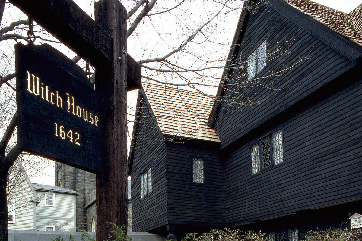 The Salem Witch house of Salem Massachusetts. It is the only house directly connected to the Salem Witch Trial.