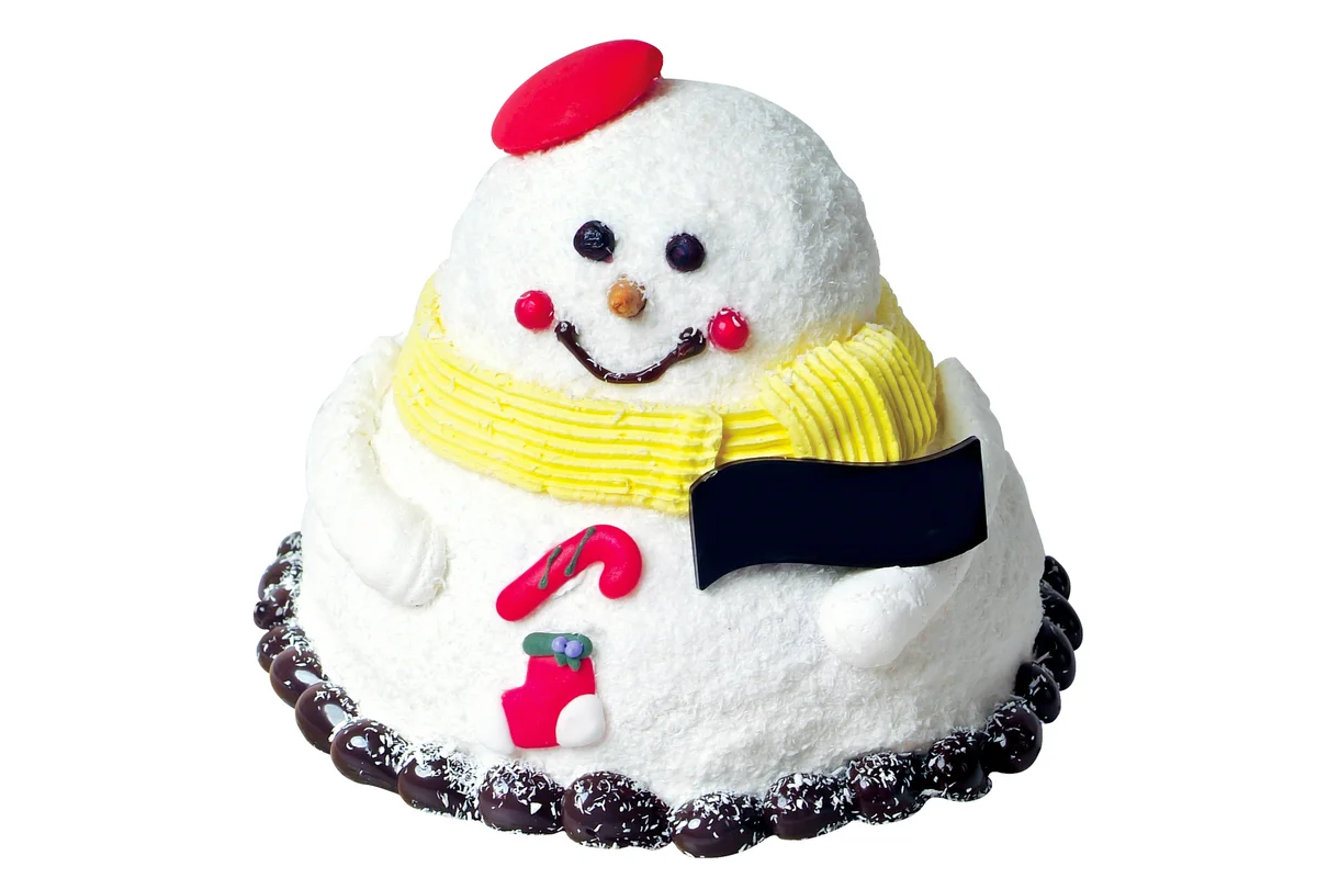 Snowman cake
