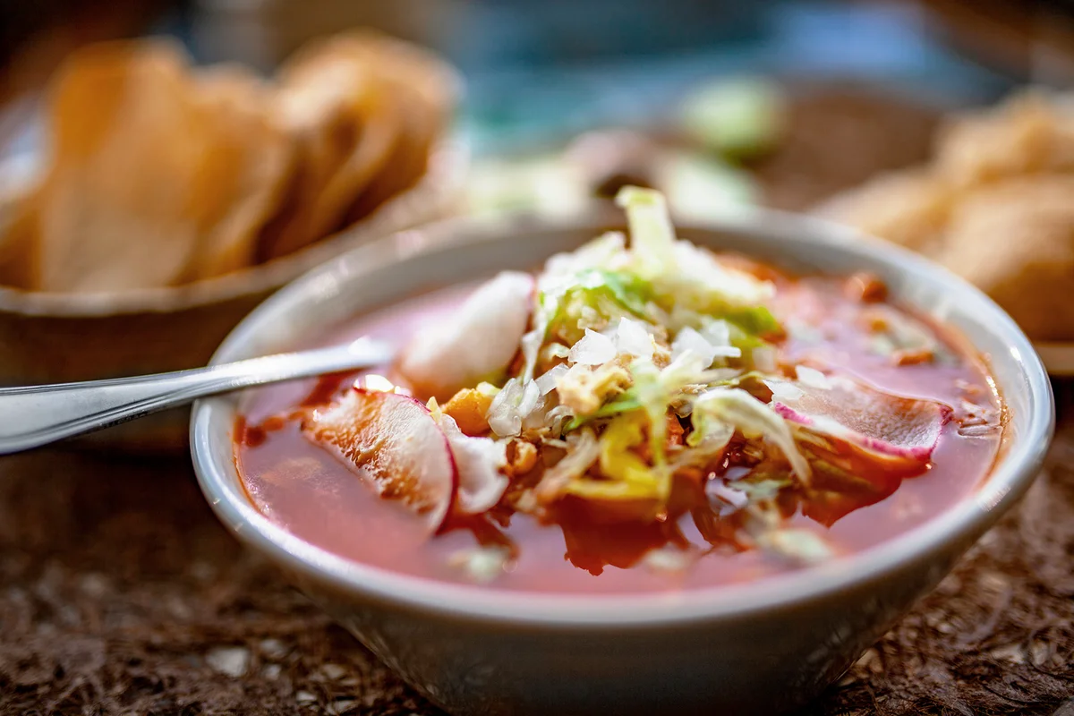 Pozole Dish Mexican Food