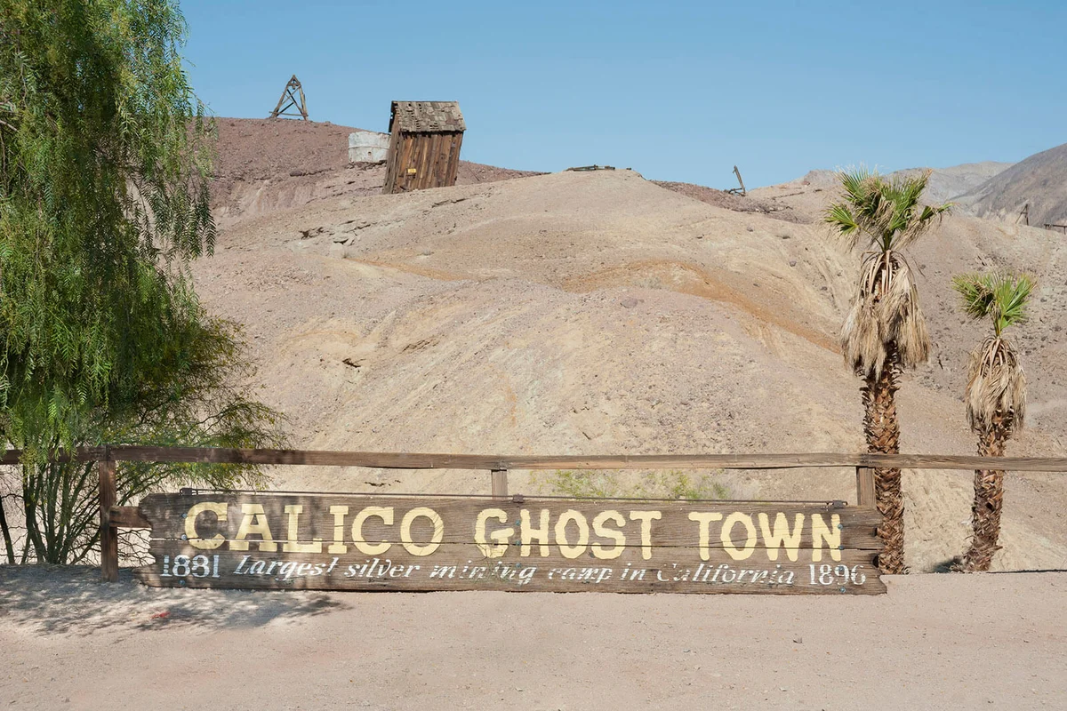 View of Calico Ghost Town, California, San Bernardino County Park