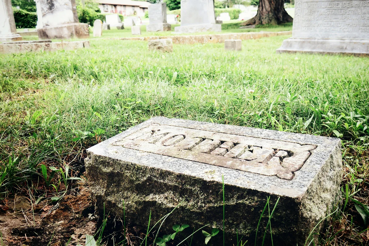 Cemetery Headstone That Says Mother