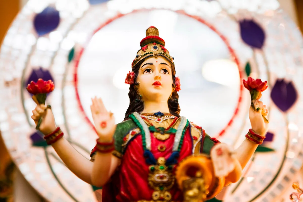 Hindu goddess Lakshmi