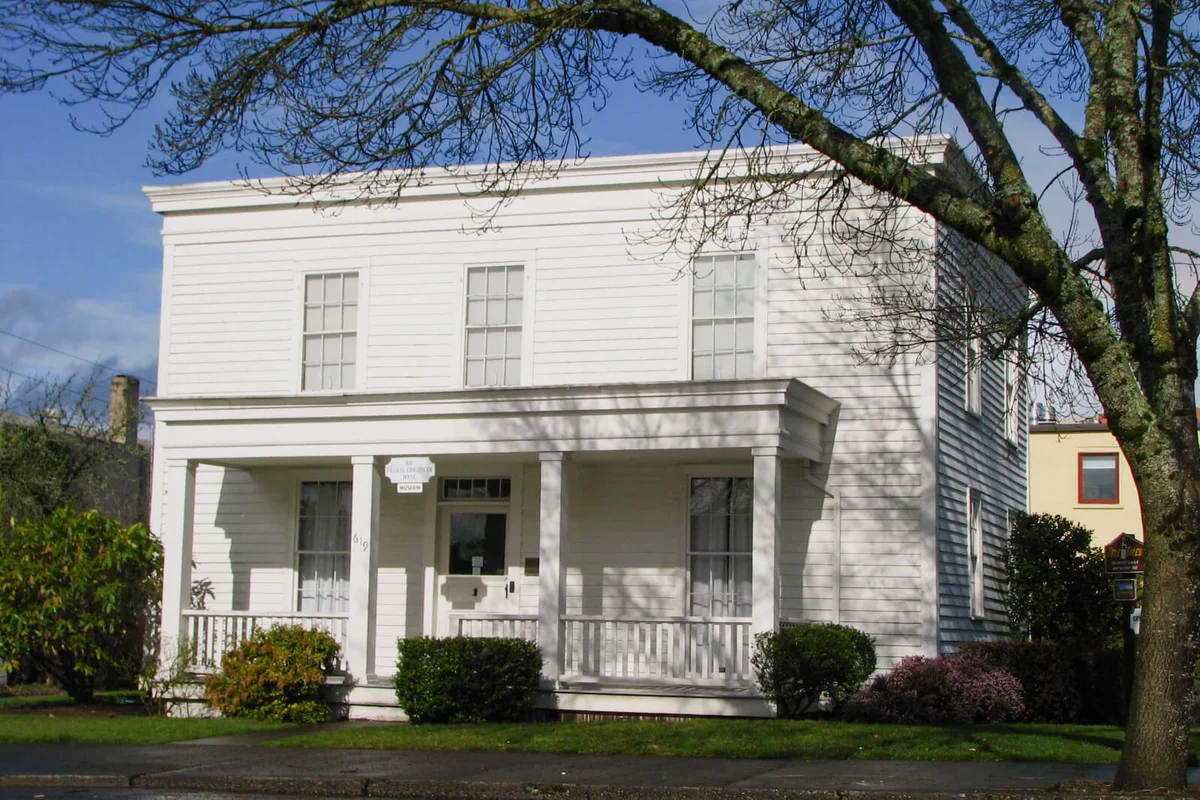 The historic Francis Ermatinger House (built ca. 1845), located at 619 6th Street in Oregon City, Oregon, United States, is listed on the US National Register of Historic Places.