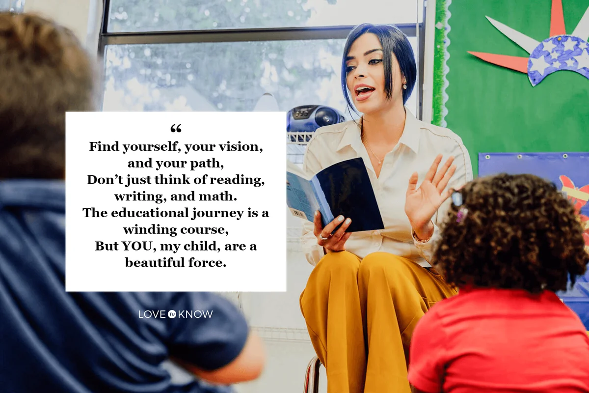 schoolteacher reading aloud to her young students