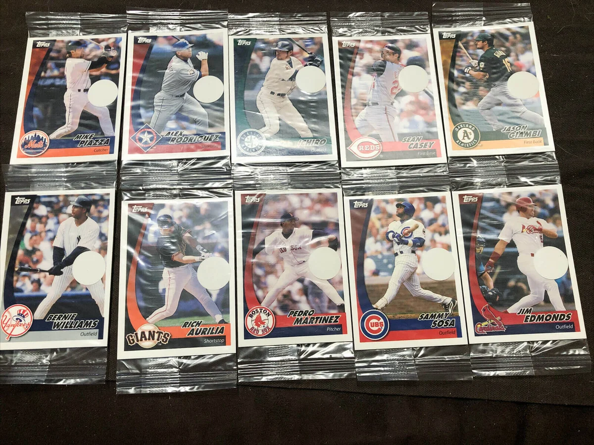 Topps - Post Cereal - Baseball Cards - 2002 - 10 Packs Sealed - 20 Cards - New