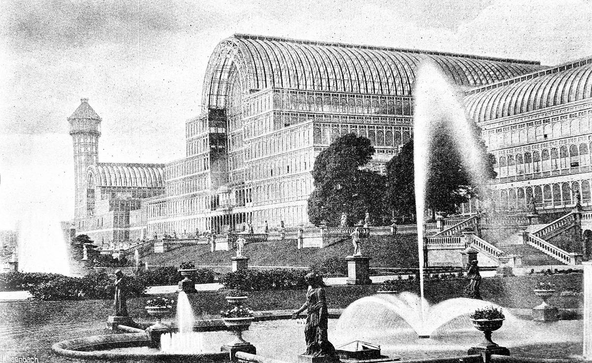 The stanley bicycle show in the Crystal Palace in London, outdoor