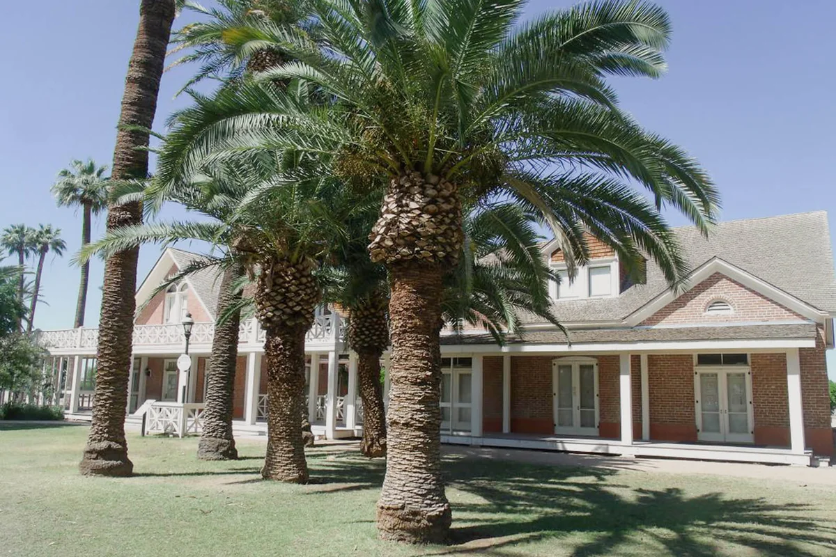 Main Mansion in Saguaro Ranch built in 1886, Glendale, Arizona