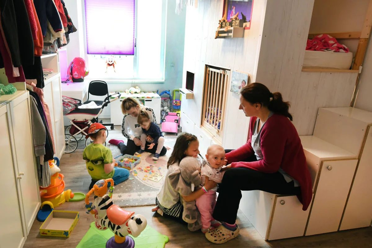 Family with nine children