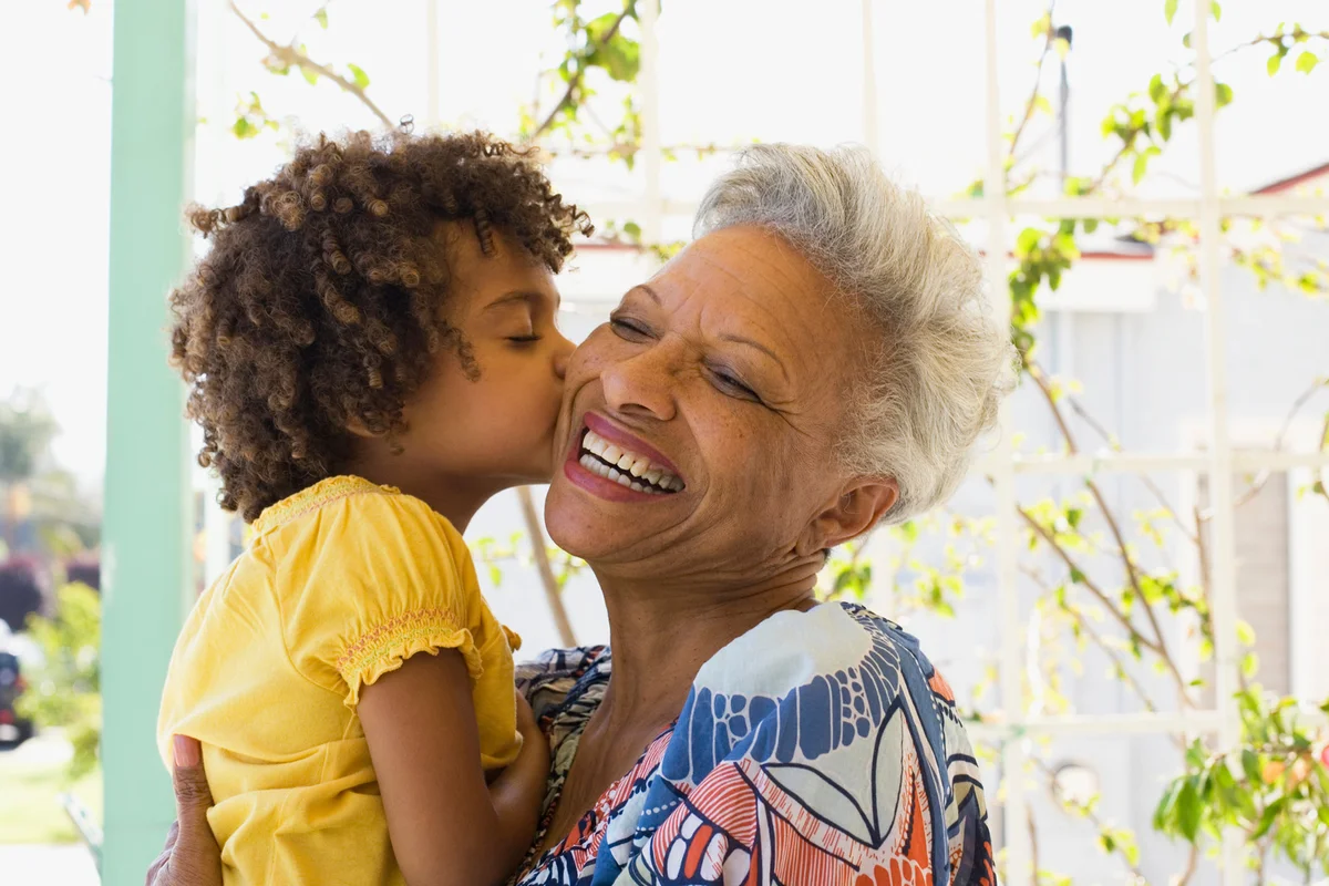 Grandmother-and-granddaughter-hugging