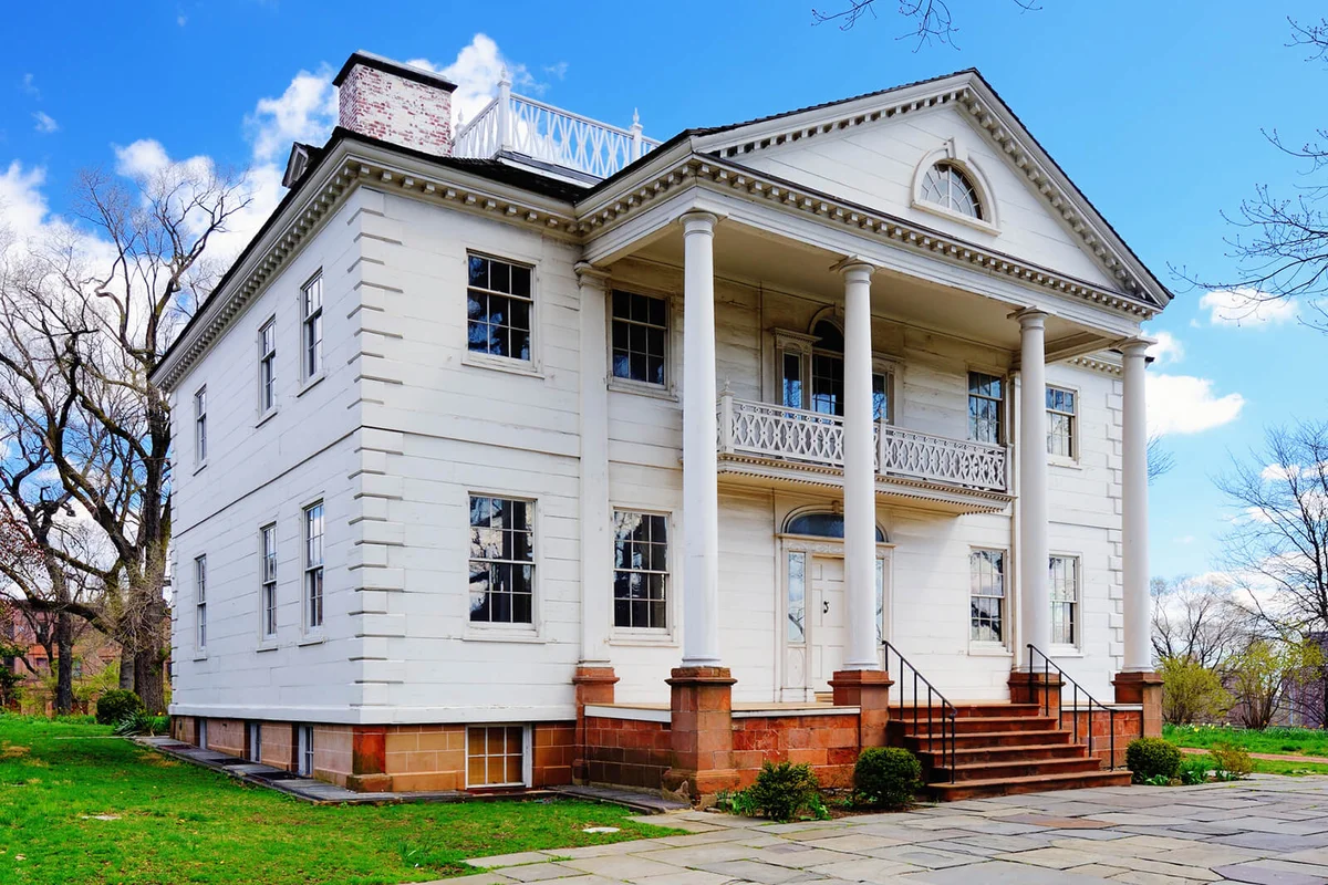 The historic Morris-Jumel Mansion in Washington Heights, New York
