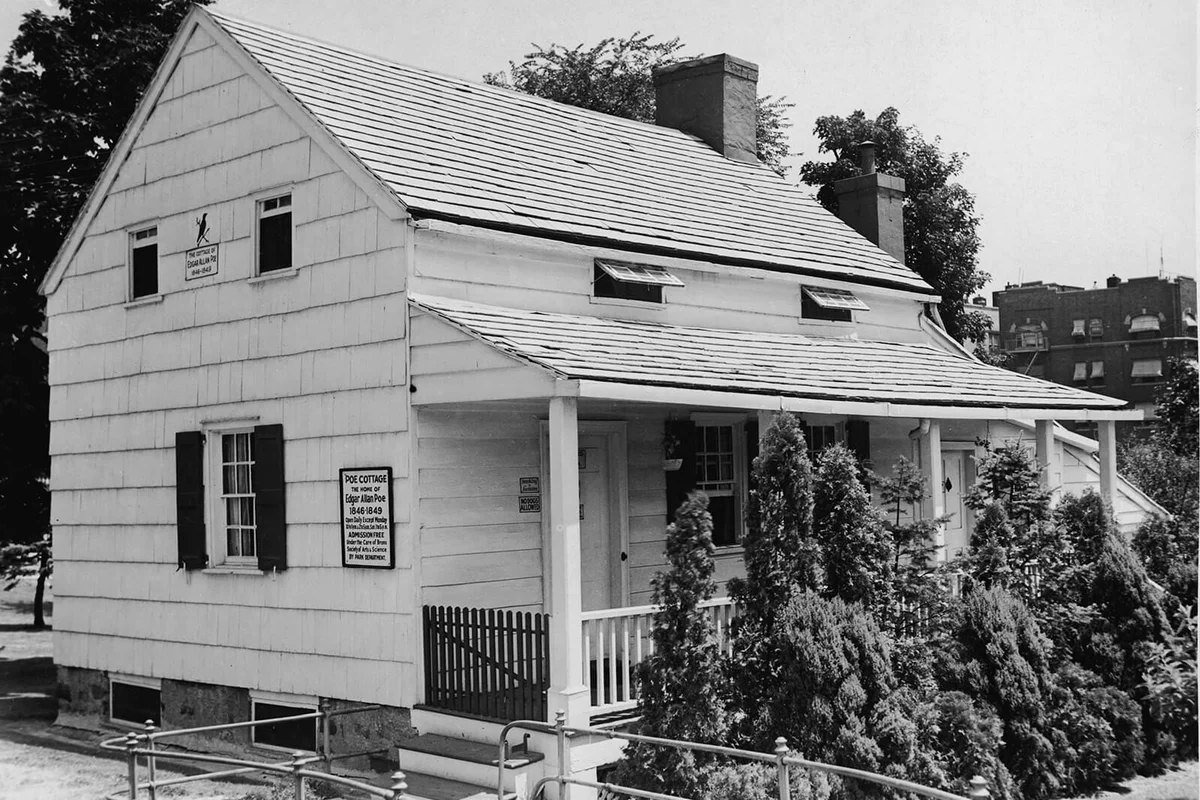View of the Edgar Allan Poe Cottage at Kingsbridge Road and the Grand Concourse in the Bronx | Getty Editorial Use