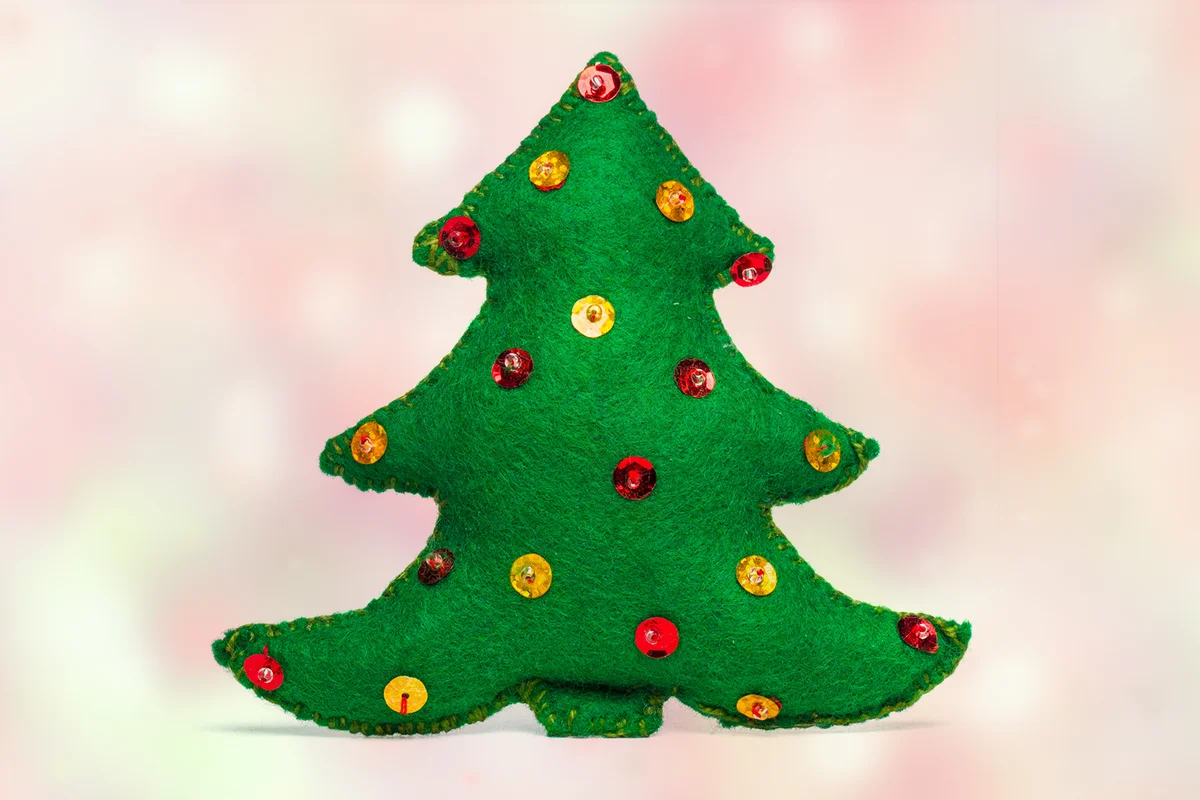 Christmas tree handmade toy