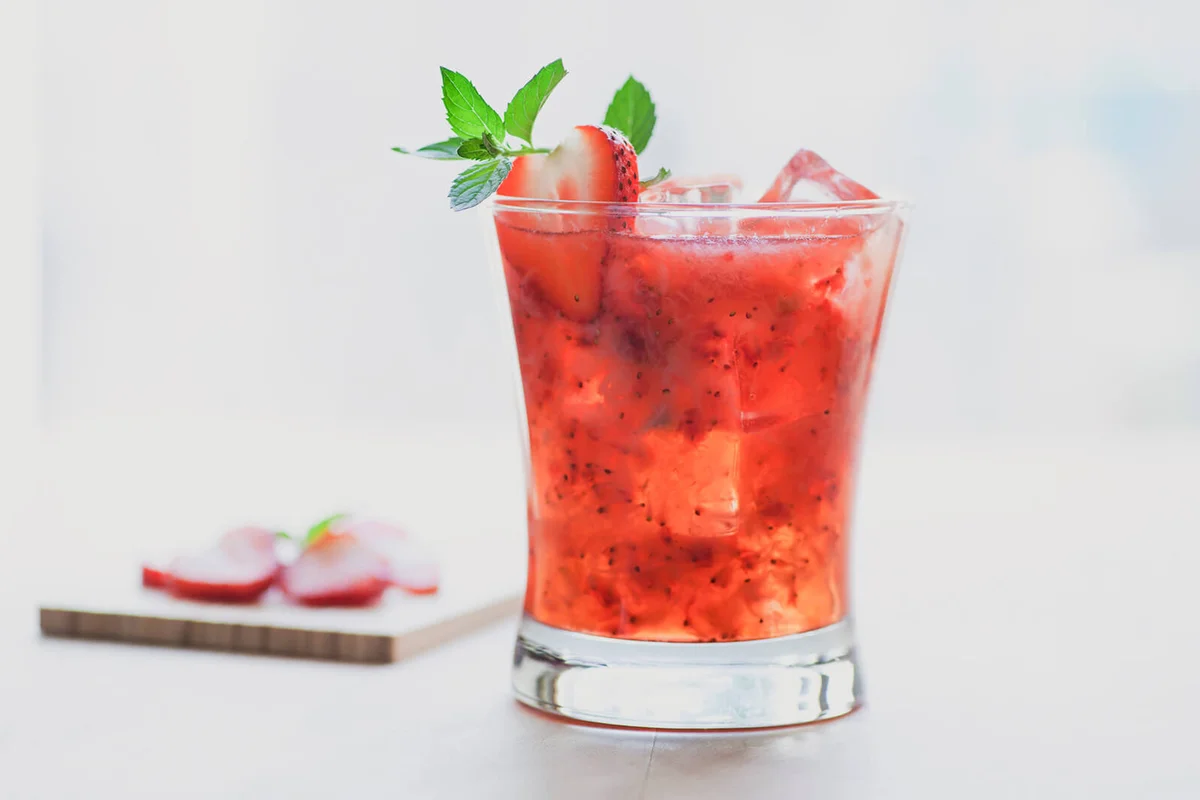Strawberry cocktail