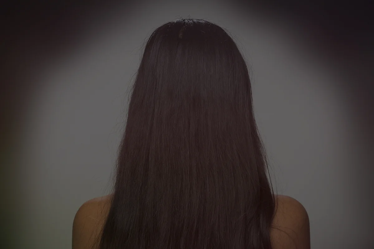 Person with black aura