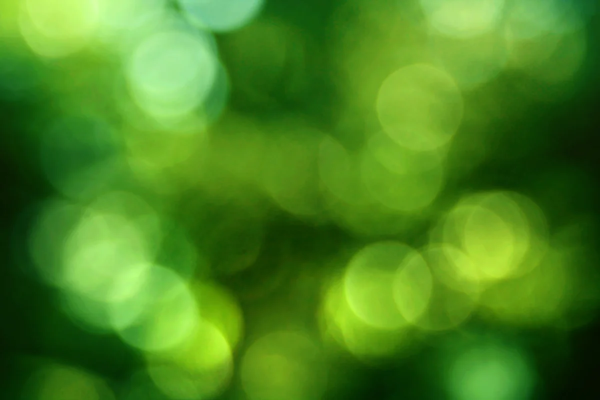 Green orbs floating
