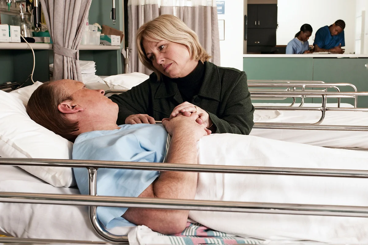 wife console husband hospital