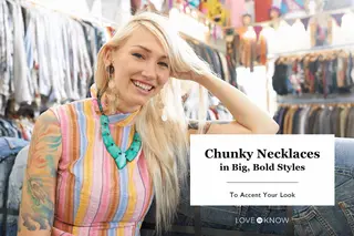 Chunky necklaces in big, bold styles