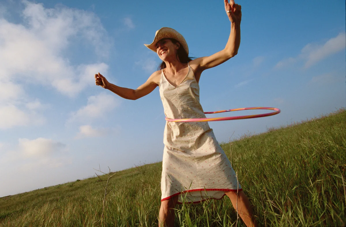 Woman with Hula Hoop