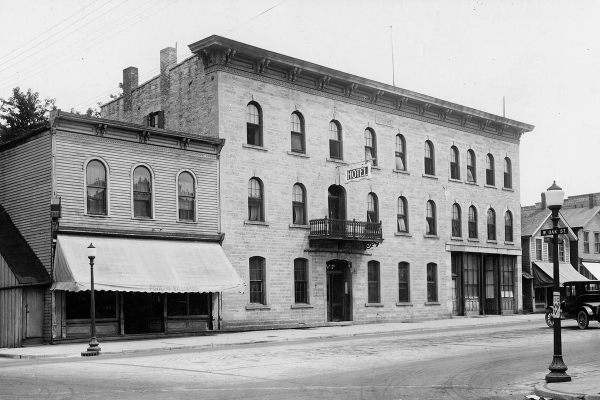 Exterior of Central House, later known as the Boscobel Hotel | Getty Editorial Use