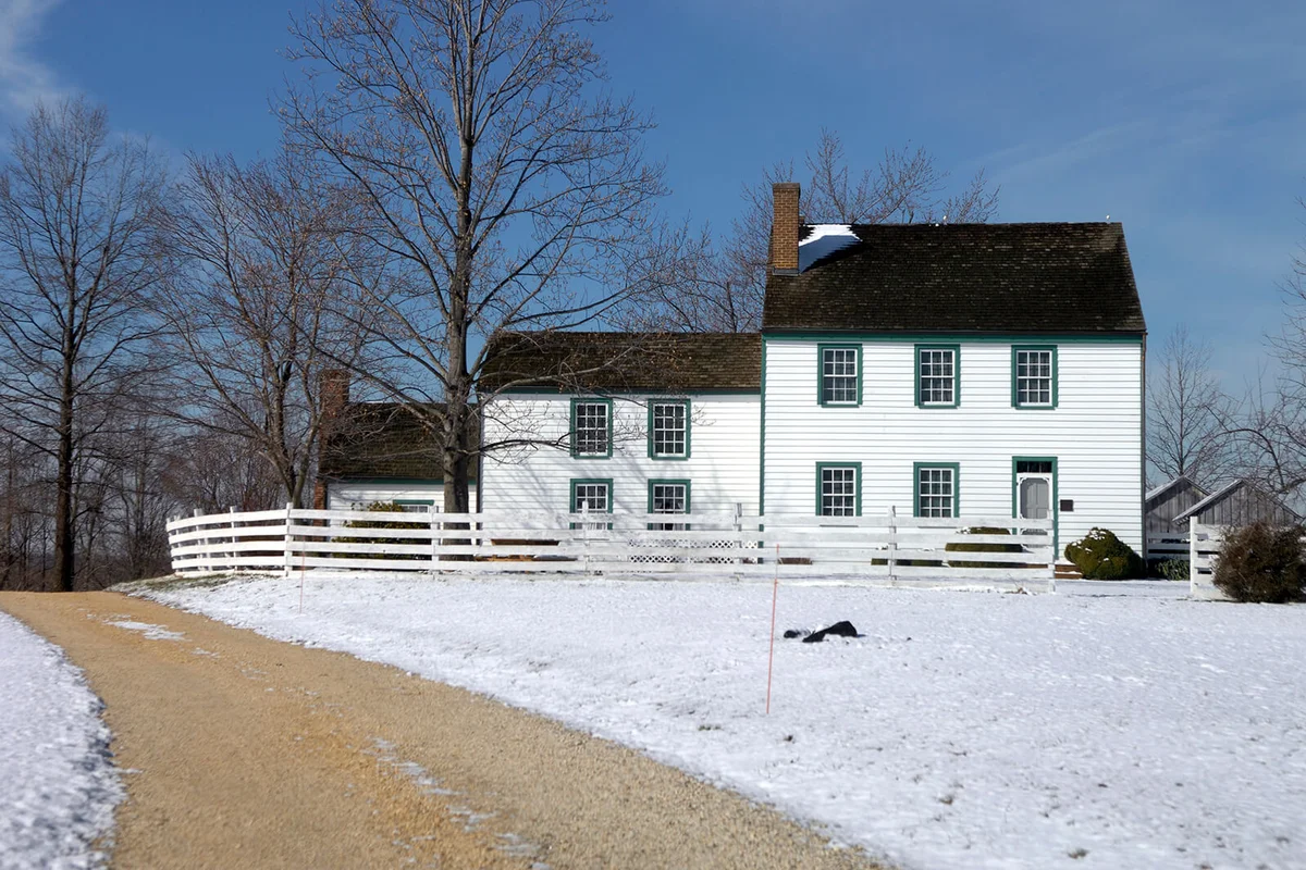 The home Dr. Samuel A Mudd in Charles County